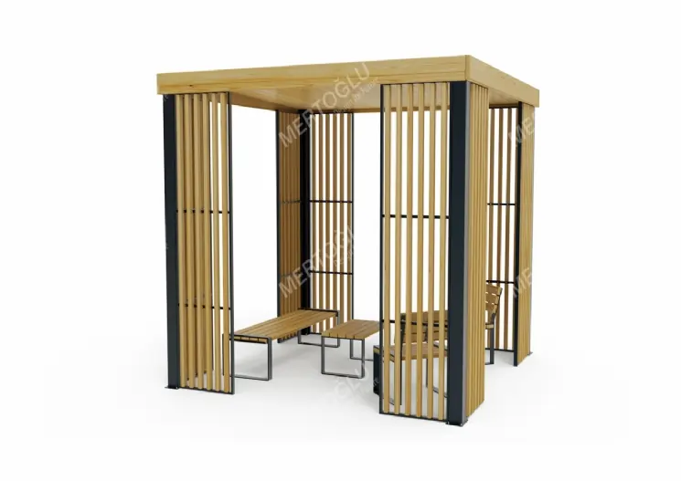 Fold Ahşap Pergola ve Banklar Mff-101a