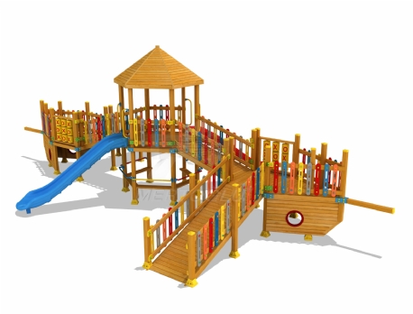 Ahşap Engelsiz Oyun Parkları