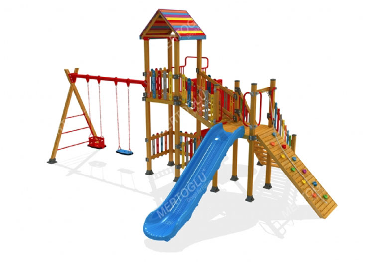 Ahşap Çocuk Parkları-Mas-104