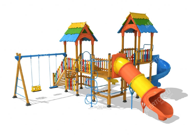Ahşap Çocuk Parkları-Mas-110