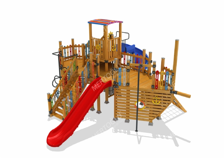 Ahşap Çocuk Parkları-Mas-113