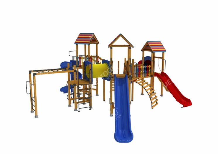 Ahşap Çocuk Parkları-Mas-116