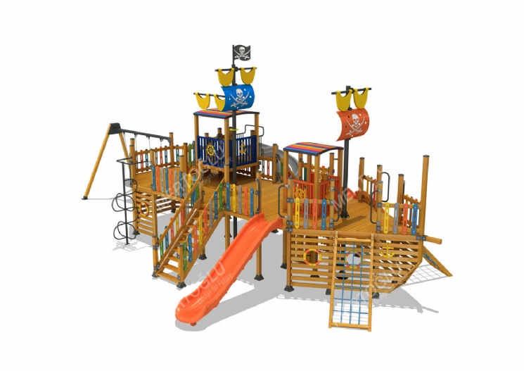 Ahşap Çocuk Parkları-Mas-119