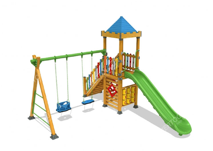 Ahşap Çocuk Parkları-Mas-129