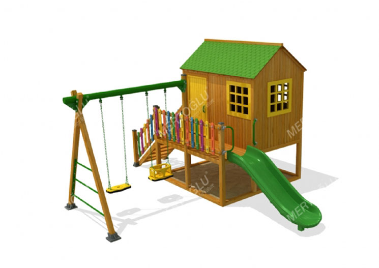 Ahşap Çocuk Parkları-Mas-148