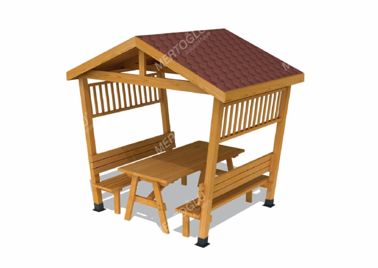 Çatılı Piknik Masası Mps-008a