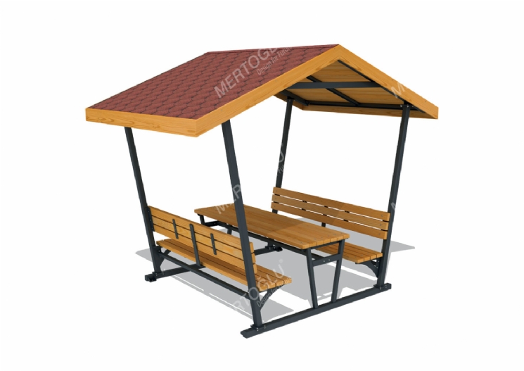 Çatılı Piknik Masası Mps-008b