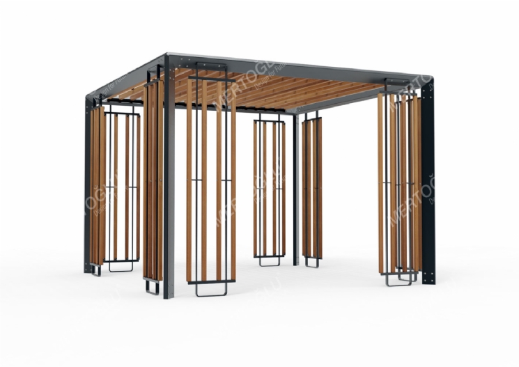 Equinox Ahşap Çatılı Pergola Mef-101
