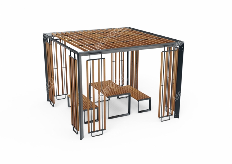 Equinox Ahşap Çatılı Pergola Mef-101b