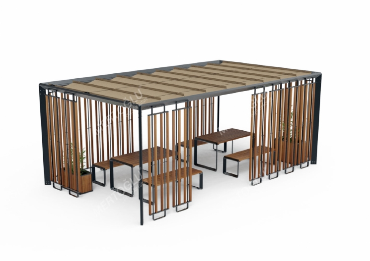 Equinox jüt Çatılı Pergola Plus Piknik Masalı Mef-202b