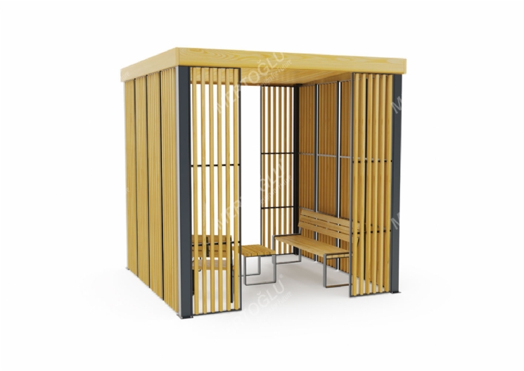 Fold Ahşap Pergola ve Banklar Mff-102c