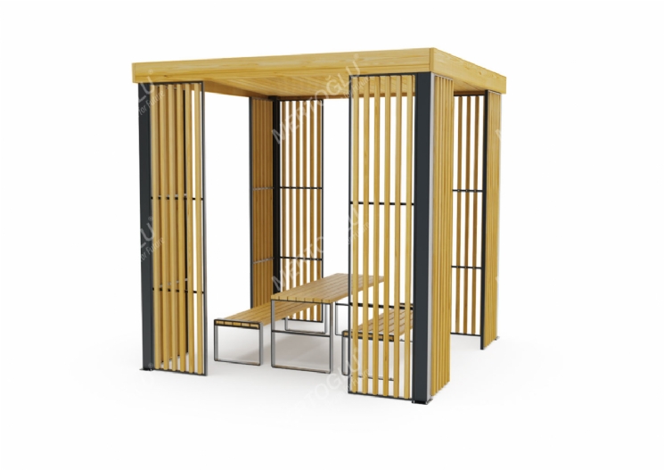 Fold Ahşap Pergola ve Piknik masası Mff-101b