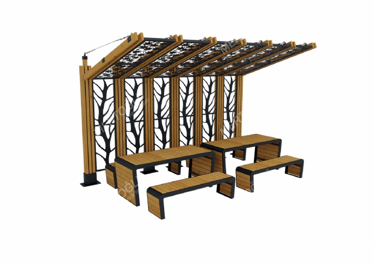 Leaves Büyük Pergola Piknik Masalı Mlf-102c