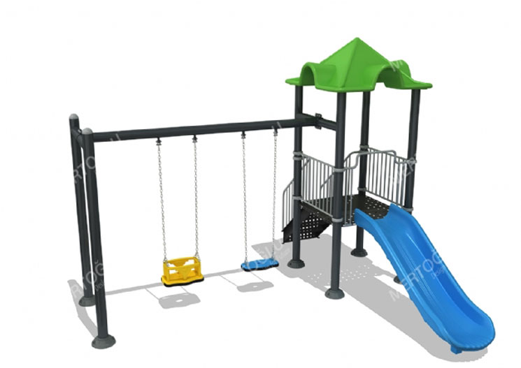Metal-Plastik Çocuk Parkları-Mds-101