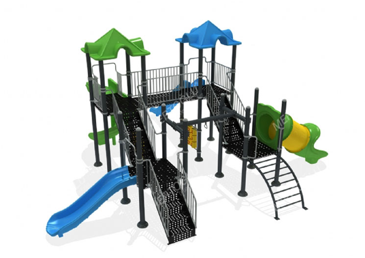 Metal-Plastik Çocuk Parkları-Mds-107