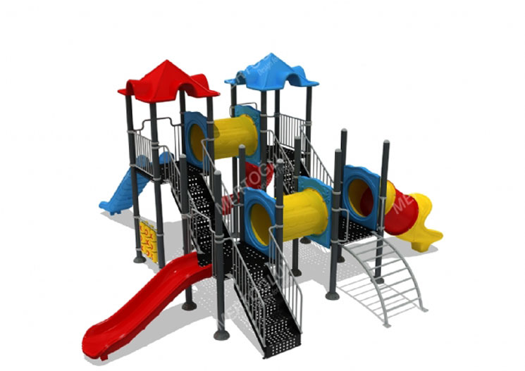 Metal-Plastik Çocuk Parkları-Mds-109