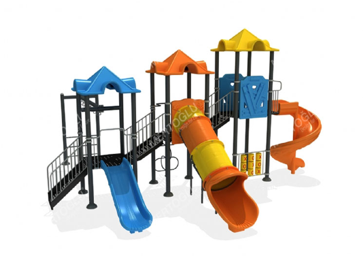 Metal-Plastik Çocuk Parkları-Mds-114