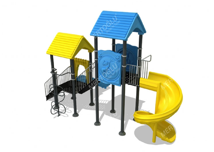 Metal-Plastik Çocuk Parkları-Mds-401