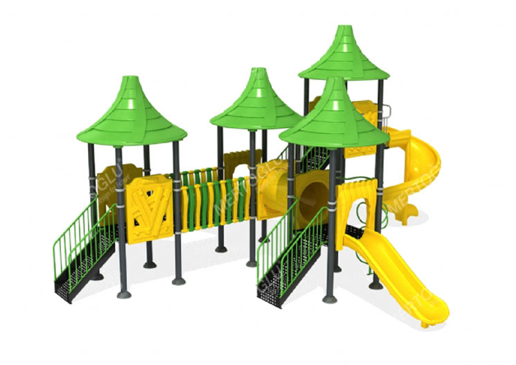 Metal-Plastik Çocuk Parkları-Mds-408
