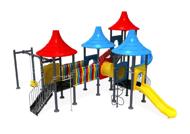 Metal-Plastik Çocuk Parkları-Mds-409