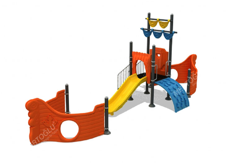 Metal-Plastik Çocuk Parkları-Mds-410