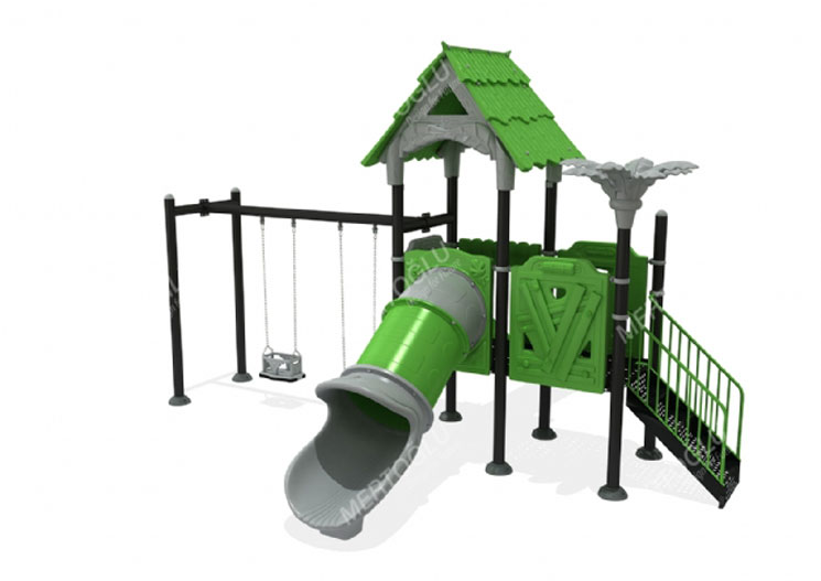 Metal-Plastik Çocuk Parkları-Mds-416