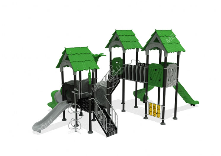 Metal-Plastik Çocuk Parkları-Mds-419