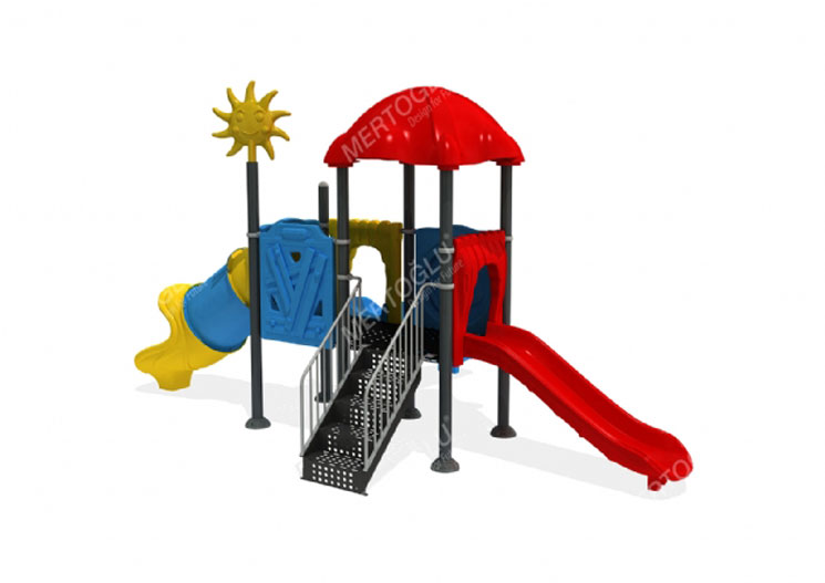 Metal-Plastik Çocuk Parkları-Mds-420