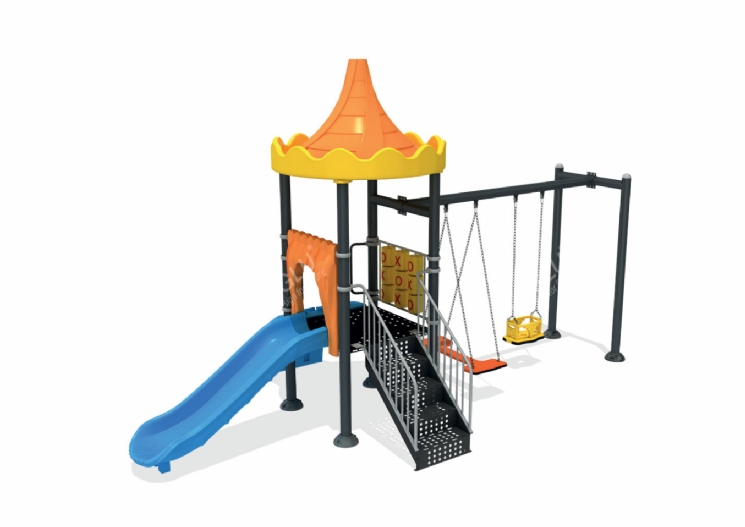 Metal-Plastik Çocuk Parkları-Mds-425