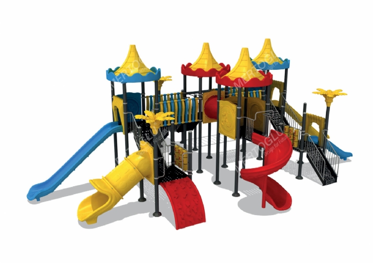 Metal-Plastik Çocuk Parkları-Mds-429
