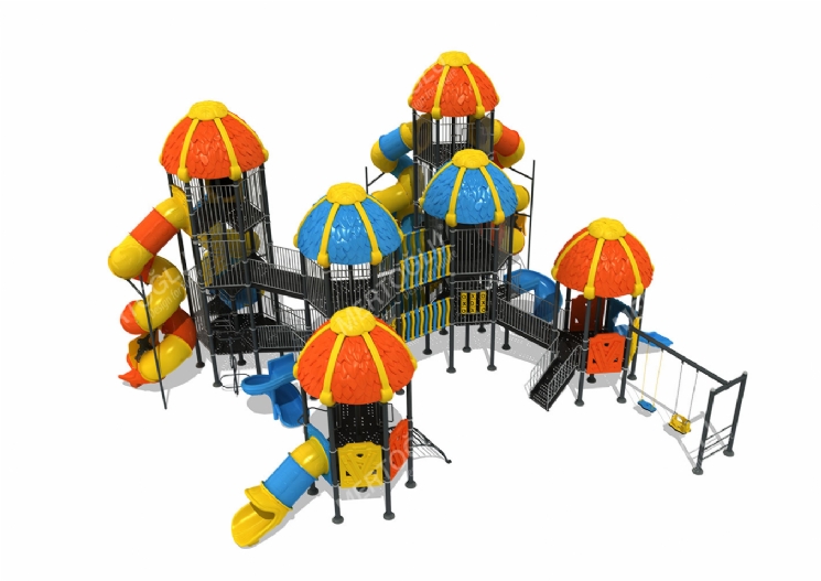 Metal-Plastik Çocuk Parkları-Mds-430