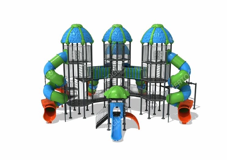 Metal-Plastik Çocuk Parkları-Mds-431
