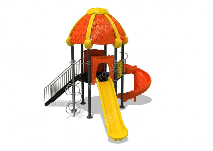Metal-Plastik Çocuk Parkları-Mds-435