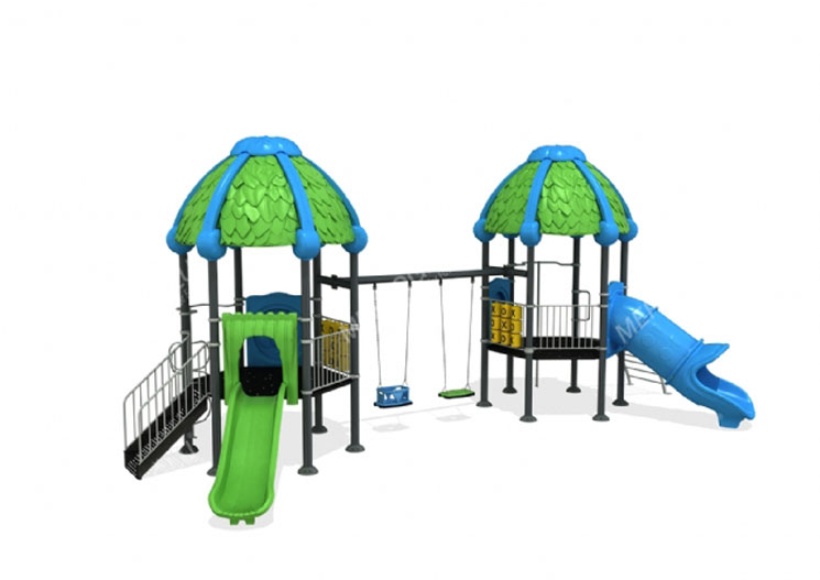 Metal-Plastik Çocuk Parkları-Mds-437