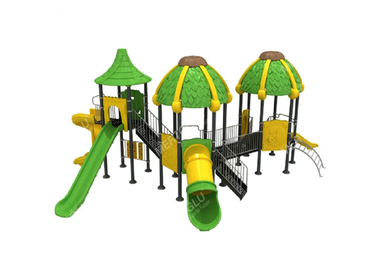 Metal-Plastik Çocuk Parkları-Mds-438