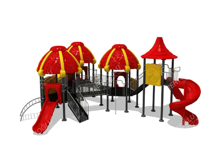 Metal-Plastik Çocuk Parkları-Mds-439