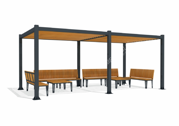 SimpliCity İkili Metal Pergola Mmc-201b