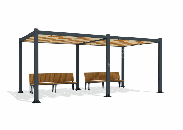 SimpliCity İkili Metal Pergola Mmc-202a