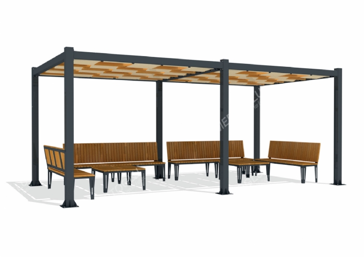 SimpliCity İkili Metal Pergola Mmc-202b