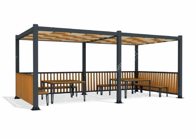 SimpliCity İkili Metal Pergola Mmc-212d