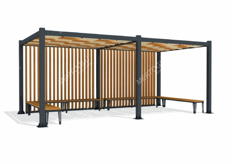 SimpliCity İkili Metal Pergola Mmc-232c