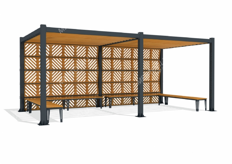SimpliCity İkili Metal Pergola Mmc-241c
