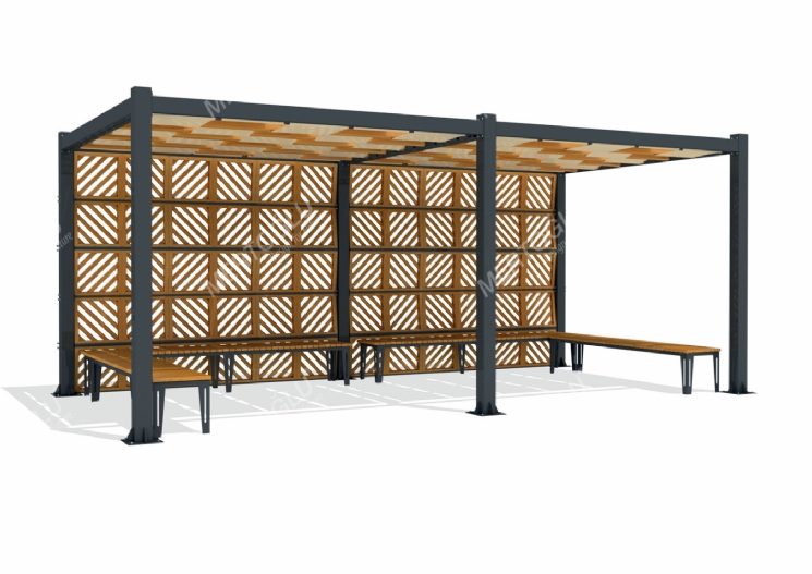SimpliCity İkili Metal Pergola Mmc-242c