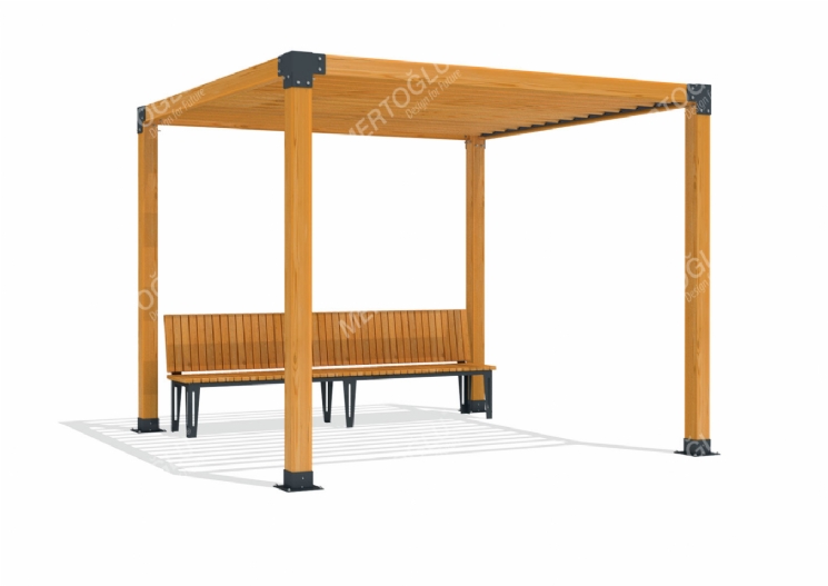 SimpliCity Tekli Ahşap Pergola Mwc-101a