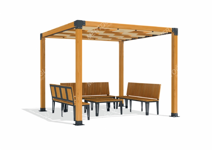 SimpliCity Tekli Ahşap Pergola Mwc-102b