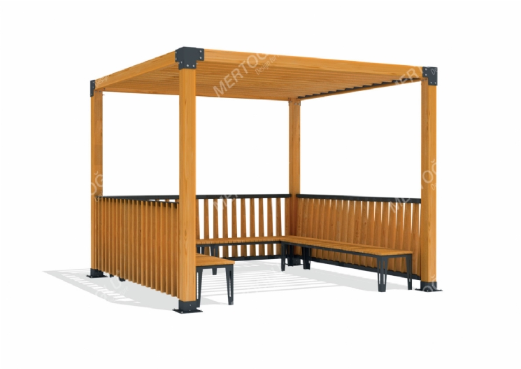 SimpliCity Tekli Ahşap Pergola Mwc-111c
