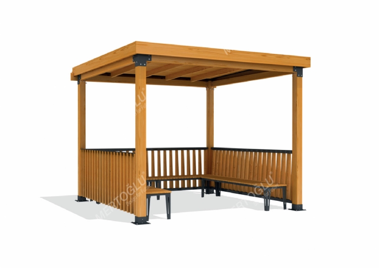 SimpliCity Tekli Ahşap Pergola Mwc-113c