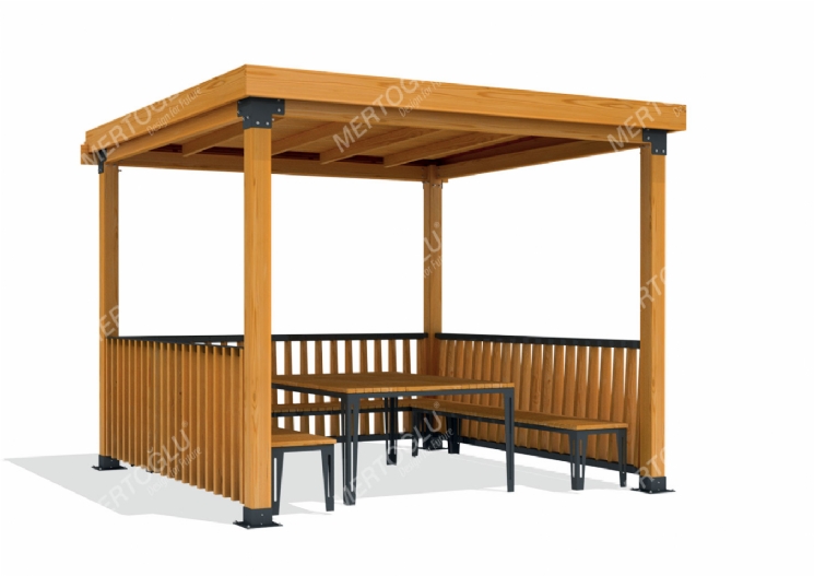 SimpliCity Tekli Ahşap Pergola Mwc-113d