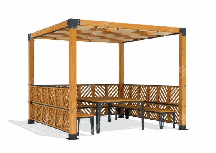 SimpliCity Tekli Ahşap Pergola Mwc-122d