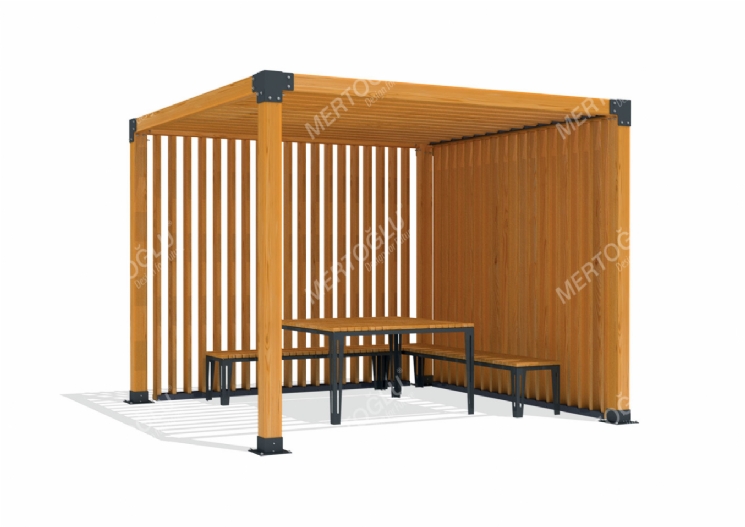 SimpliCity Tekli Ahşap Pergola Mwc-131d